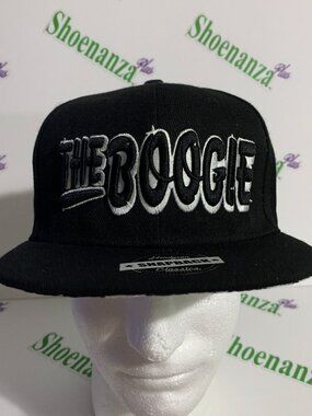 Headgear Classics Hat Nipsey Hussle The Boogie Snapback Flat Bill Black Cap OSFM